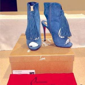 Christian Louboutin Otoka 120 Suede / Sz:EU 36 / blue